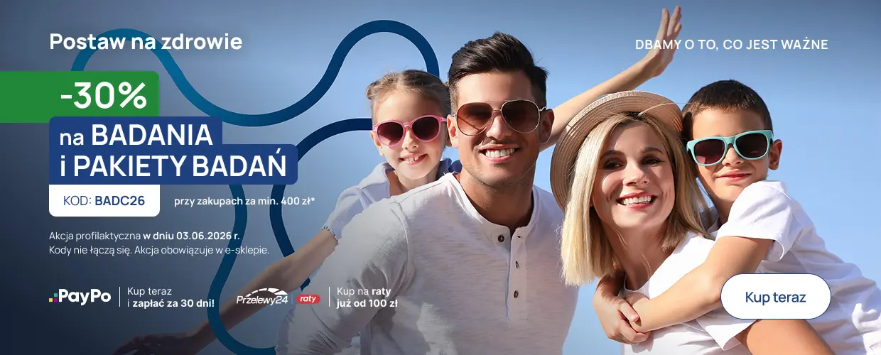 Akcja profilaktyczna -30% od 400 zł