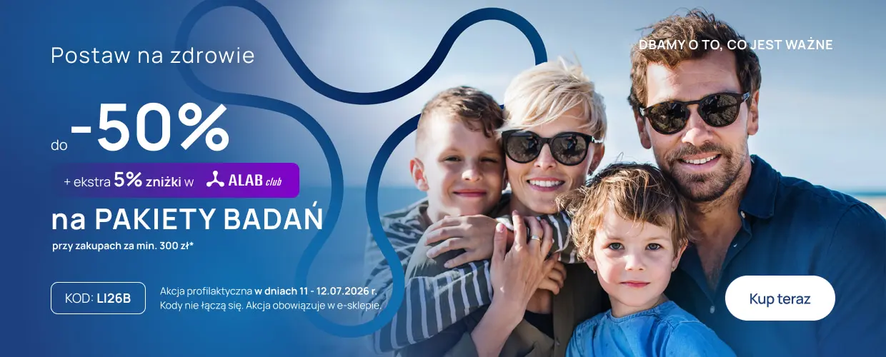 Akcja profilaktyczna do -50% na PAKIETY BADAŃ od 300 zł