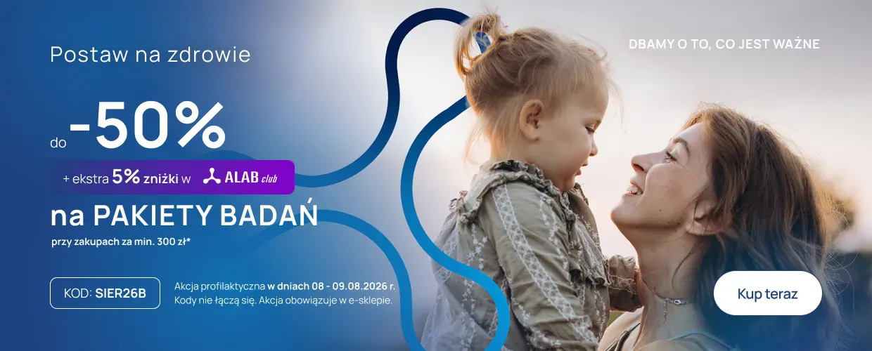 Akcja profilaktyczna do -50% na PAKIETY BADAŃ od 300 zł