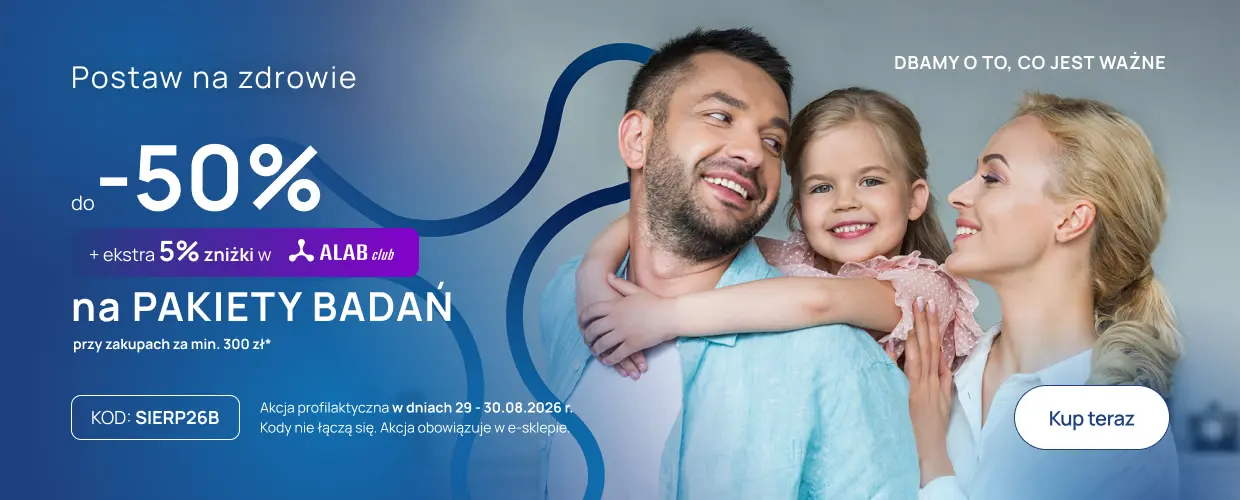 Akcja profilaktyczna do -50% na PAKIETY BADAŃ od 300 zł