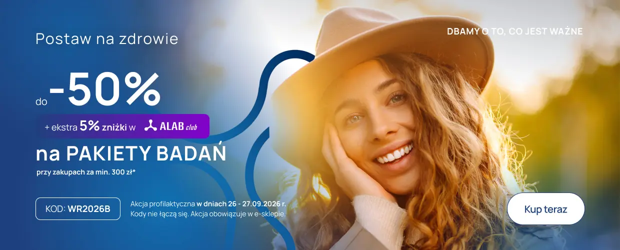 Akcja profilaktyczna do -50% na PAKIETY BADAŃ od 300 zł