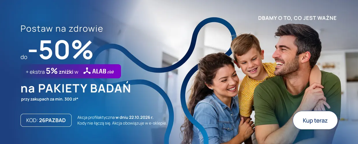 Akcja profilaktyczna do -50% na PAKIETY BADAŃ od 300 zł