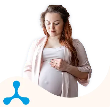 Kobieta w ciąży jako element tła sekcji dla kogo jest badanie Panorama™?