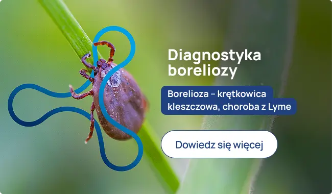 Badanie wstępne i teksty potwierdzenia dla osób podejrzewających zakażenie boreliozą