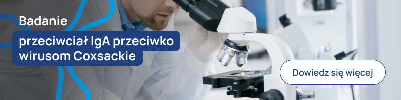 Badanie przeciwciał IgA przeciwko wirusom Coxsackie banerek