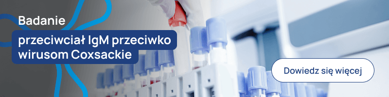 Badanie przeciwciał IgM przeciwko wirusom Coxsackie banerek