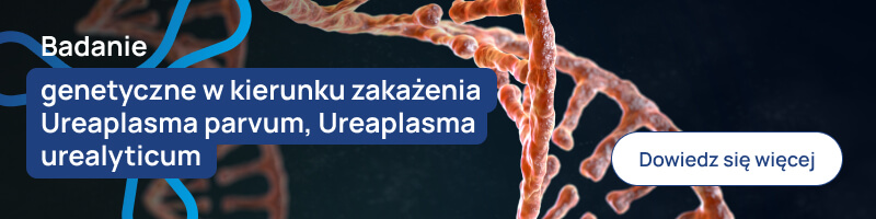 badanie genetyczne w kierunku zakażenia Ureaplasma parvum, Ureaplasma urealyticum banerek