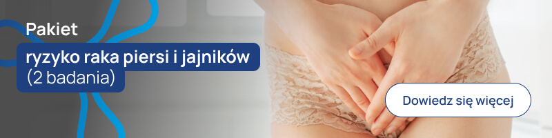 Pakiet ryzyko raka piersi i jajników (2 badania) banerek