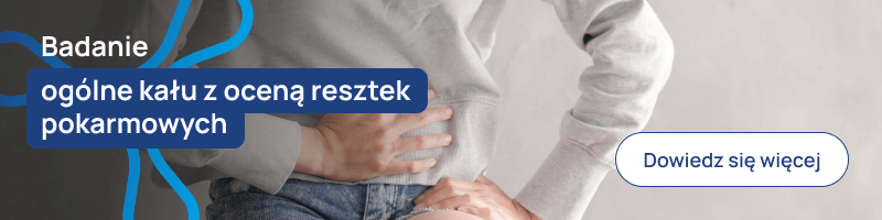 Badanie ogólne kału z oceną resztek pokarmowych banerek
