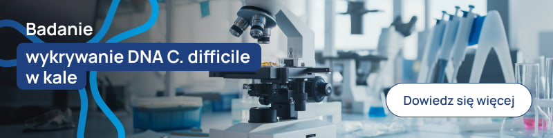 Badanie – wykrywanie DNA C. difficile w kale baner