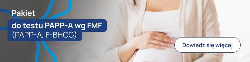 Pakiet do testu PAPP-A wg FMF (PAPP-A, F-BHCG) - Badania biochemiczne do testu fmf (papp-a, f-bhcg) banerek