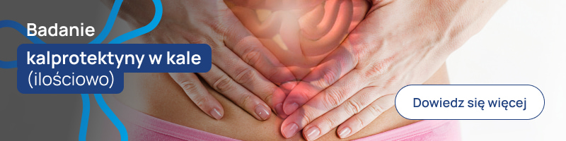 Badanie kalprotektyny w kale (ilościowo) banerek