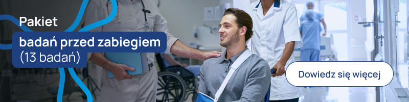 Pakiet badań przed zabiegiem (13 badań) banerek