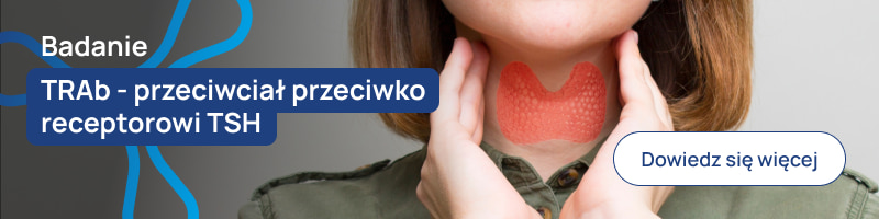 Badanie TRAb - przeciwciał przeciwko receptorowi TSH baner