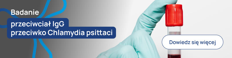 Badanie przeciwciał IgG przeciwko Chlamydia psittaci baner