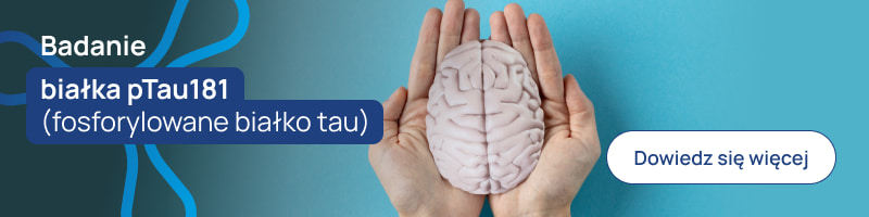 Badanie białka pTau181 (fosforylowane białko tau) baner