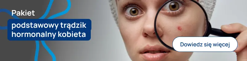 Pakiet podstawowy trądzik hormonalny kobieta