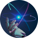 Atom i ręka